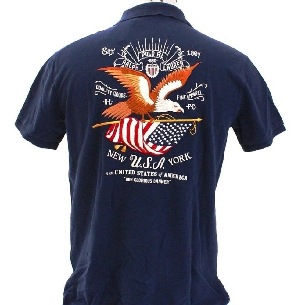Ralph Lauren Our Glorious Eagle Embroidered - NEW - Picture 1 of 6